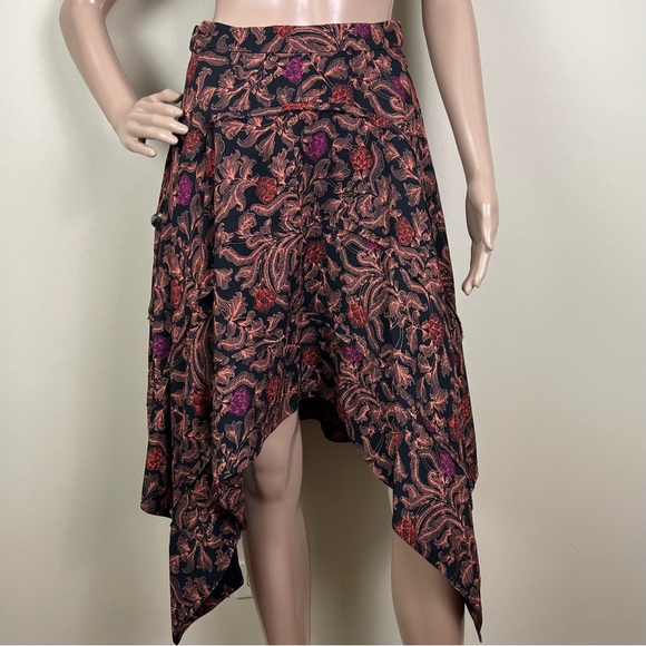 NEW PROENZA SCHOULER ASYMMETRIC PRINTED SKIRT - Picture 2 of 8